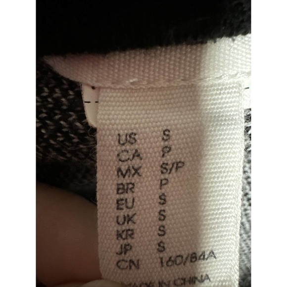 Forever 21 Geometric Print Drape Knit Poncho Cardigan Sweater Sz S/M/L - Picture 4 of 4